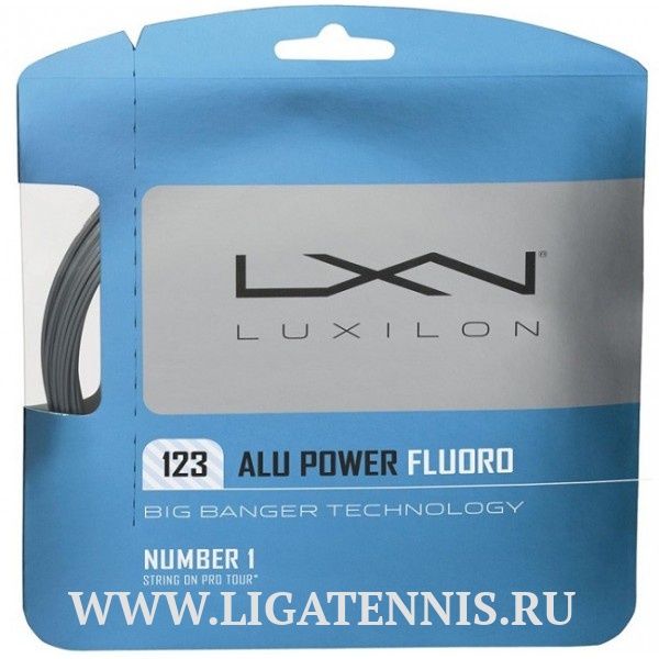 картинка Теннисная струна Luxilon Alu Power Fluoro 1.23 12 метров WRZ999100 от магазина Высшая Лига