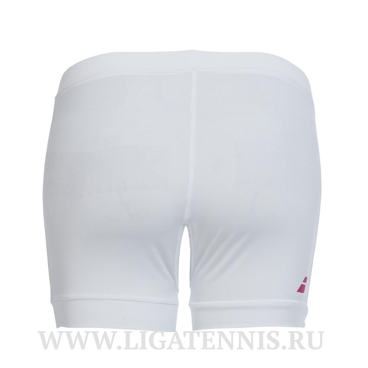 картинка Шорты под платье женские Babolat Shorty Match Perfomance белые 41S1522 от магазина Высшая Лига