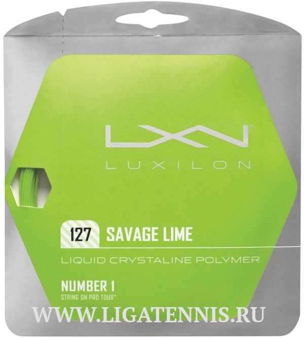 картинка Теннисная струна Luxilon Savage Lime 1.27 12 метров WRZ994500 от магазина Высшая Лига