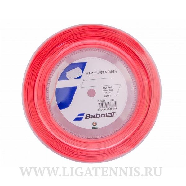 картинка Теннисная струна Babolat RPM Blast Rough Red Бобина 200 метров от магазина Высшая Лига