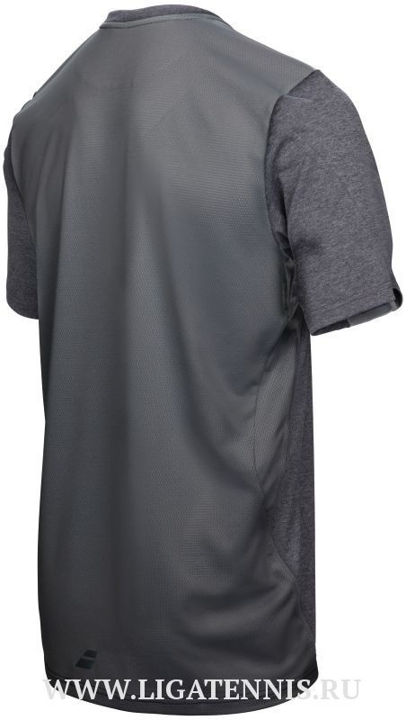 картинка Футболка мужская Babolat T-Shirt V-Neck Performance Men меланж серый 2MS17012 от магазина Высшая Лига