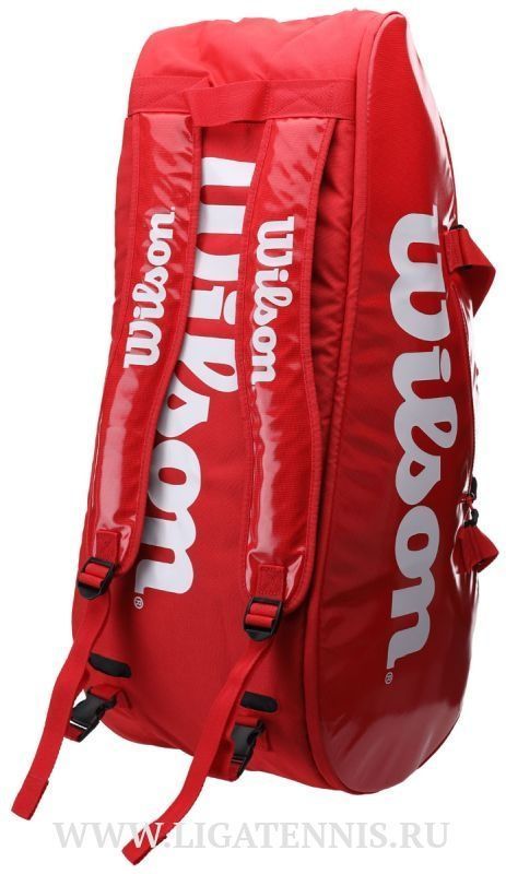 картинка Чехол Wilson Super Tour 2 Comp Large x9 красный WRZ840809 от магазина Высшая Лига