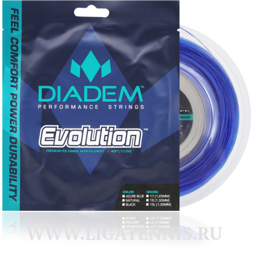 картинка Теннисная струна Diadem Evolution Azure Blue Сет 12 метров от магазина Высшая Лига