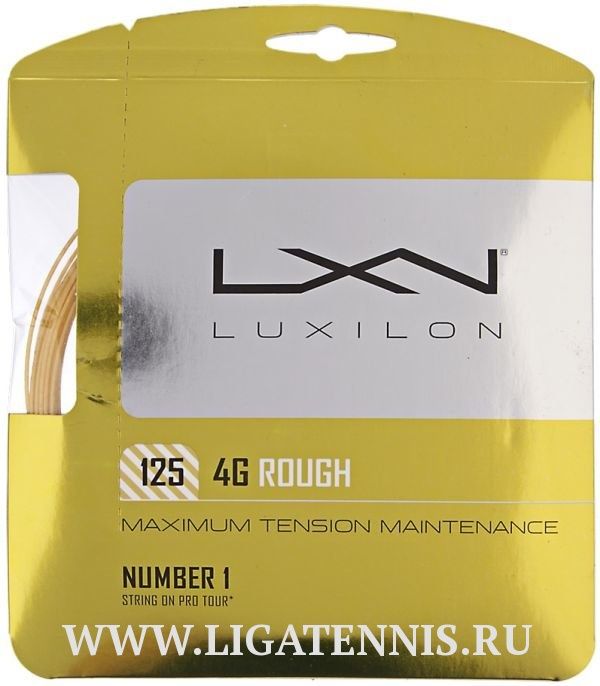 картинка Теннисная струна Luxilon 4G Rouch 1.25 12 метров WRZ997114 от магазина Высшая Лига